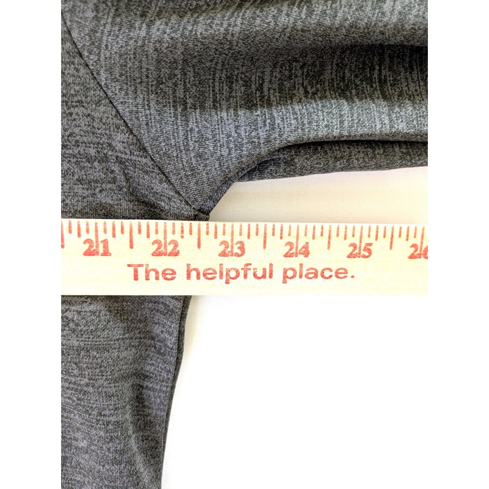 Batman Mens Womens 1/4 Zip Pullover Sweater Gray Neon Green Logo Size M - Picture 5 of 5